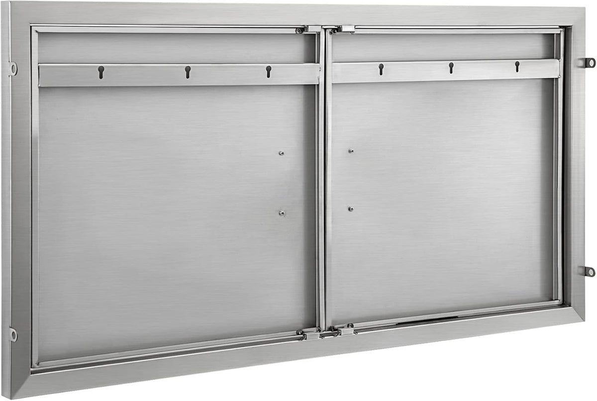 Stainless Steel Double BBQ Door 39W x 26H Inch R68847