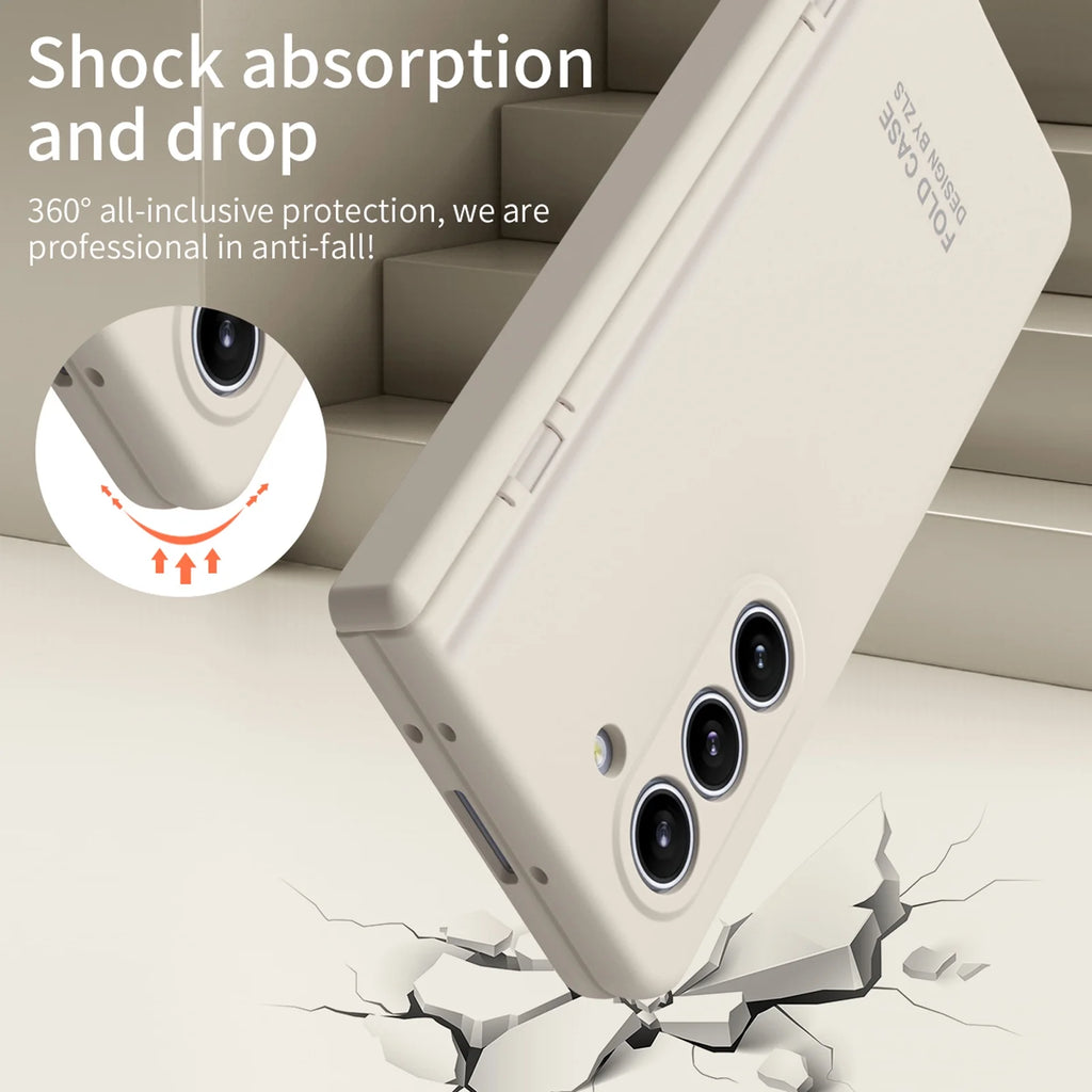 White Slim Full Body Case with Tempered Glass Screen Protector V805306