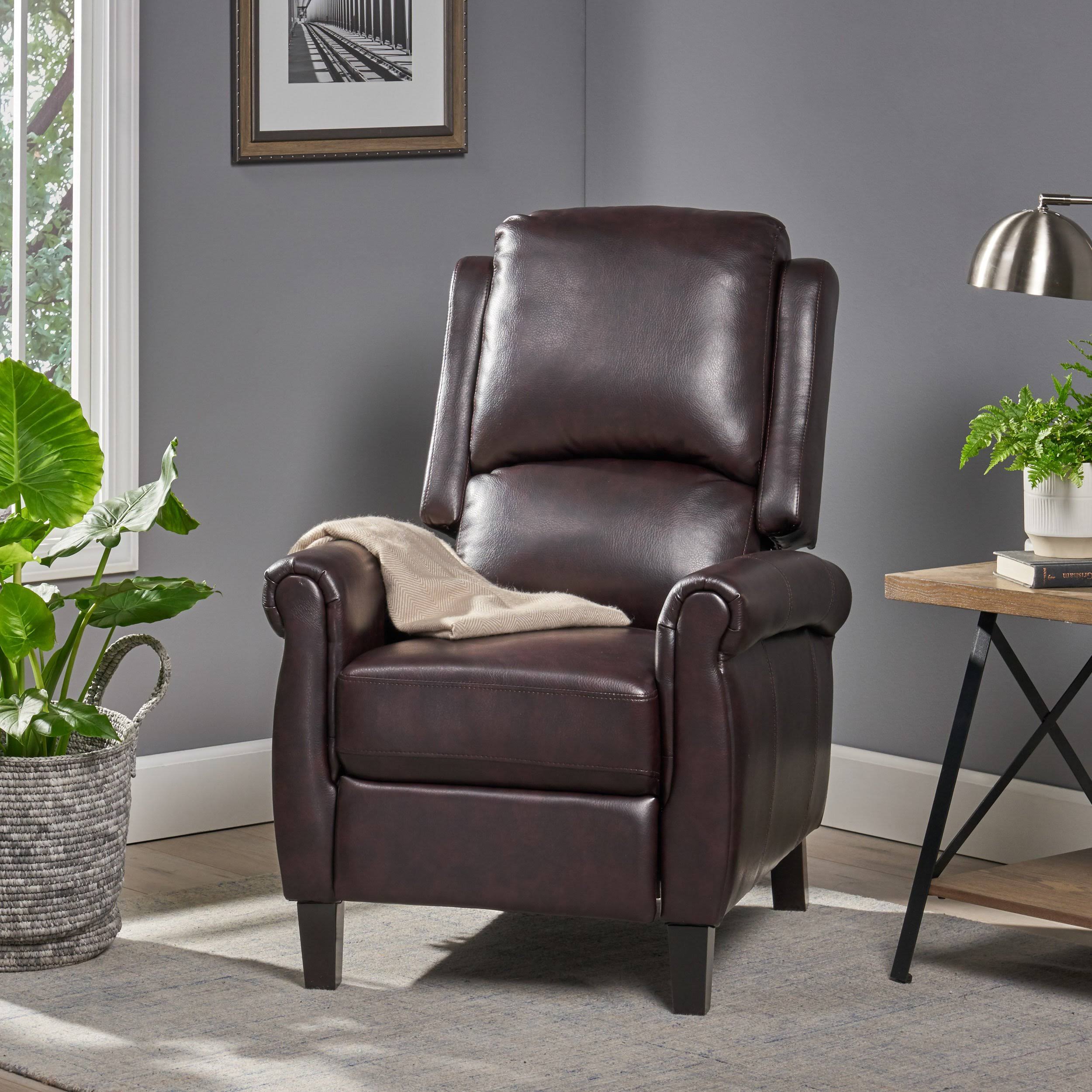 PU Leather Recliner Club Chair O9566