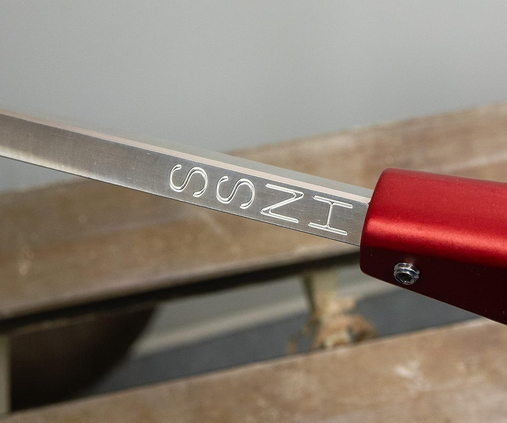 Swan Neck Hollower Carbide Lathe Tool with 9/16" Flat Top Carbide Cutter and 17" Foam Grip Handle B7566
