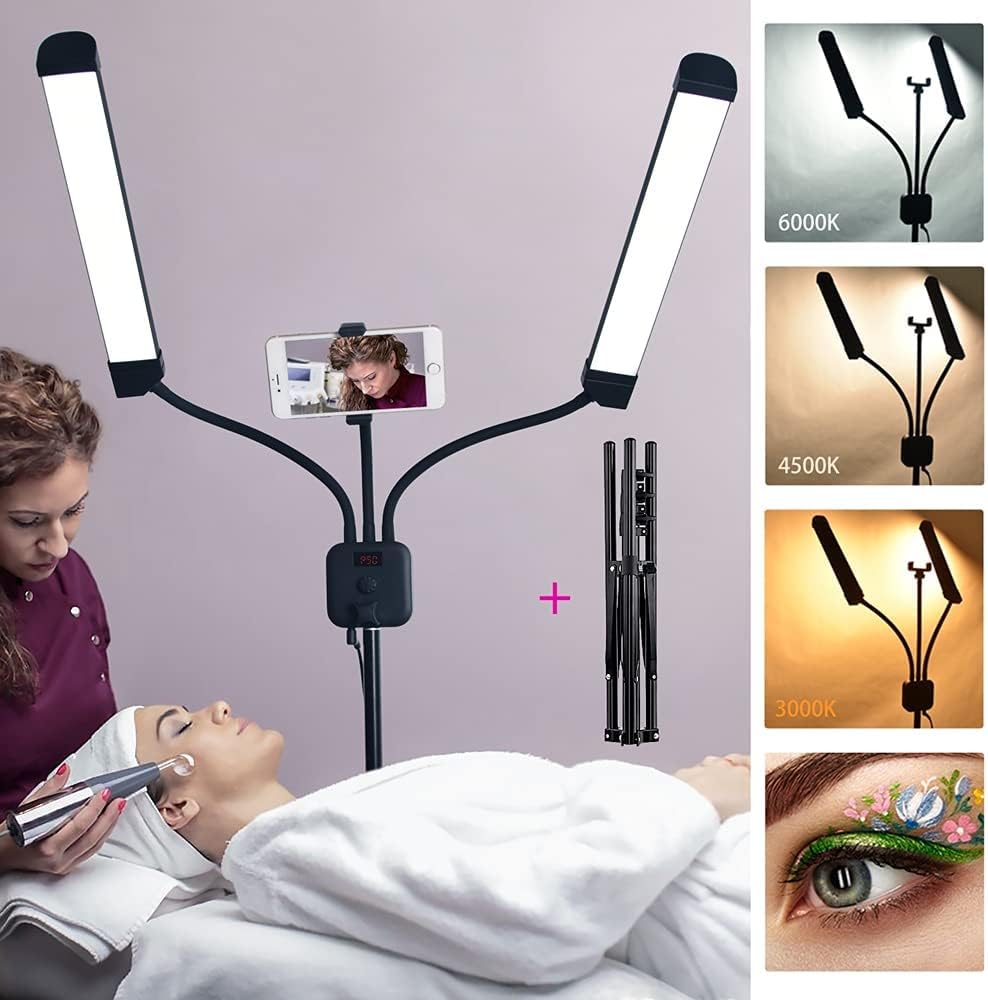 Dual Arm LED Lighting Kit with Five-Stage Touch Dimming A871