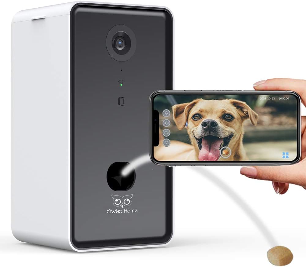 Pet Camera with Treat Dispenser, 1080P, WiFi, Auto Night Vision, 2-Way Audio Y87781