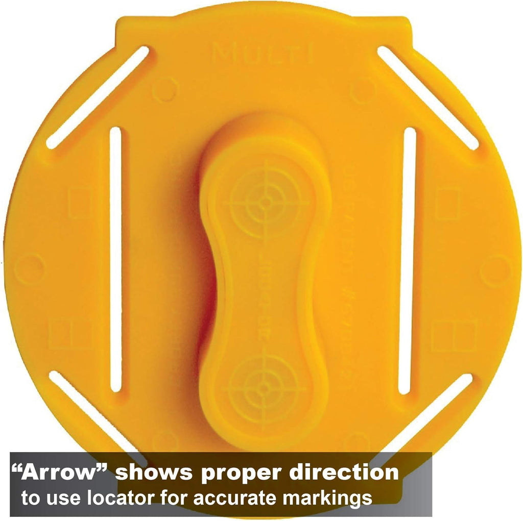 Multi Mark Drywall Cutout Locator Tool with Magnetic Targets and Locator Kit C991502