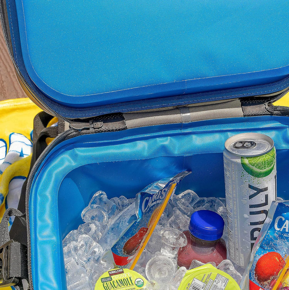 Swim Buoy Soft Cooler Bag, 20 Can, Large Leak-Proof Portable Cooler with Bottle Opener & Removable Shoulder Strap V760176