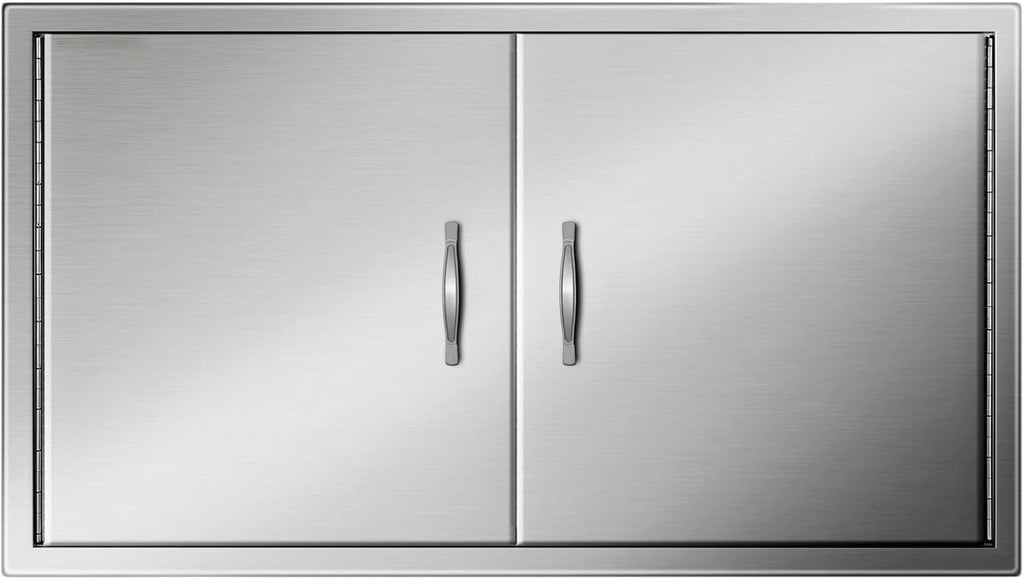 Stainless Steel Double BBQ Door 39W x 26H Inch R68847