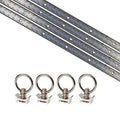 8 Piece Aluminum L Track Tie Down System C630912