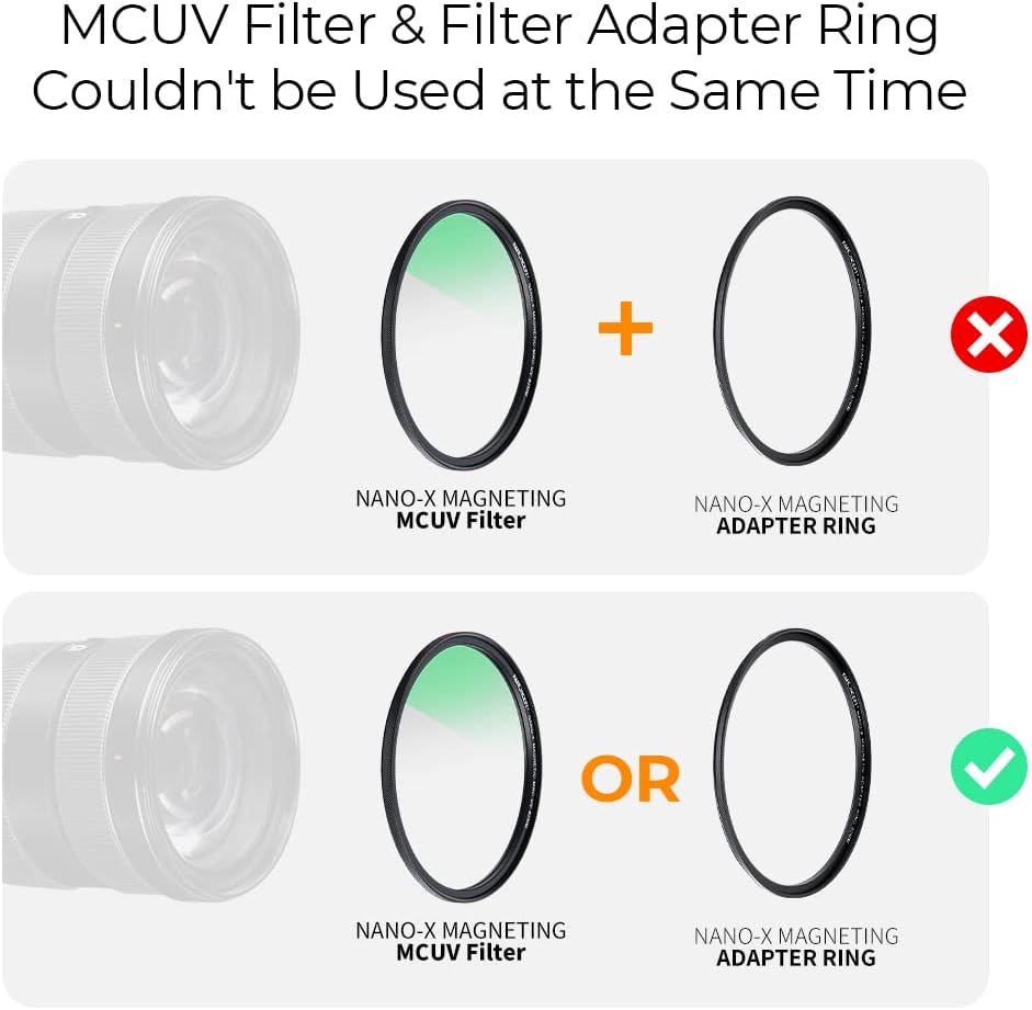 67mm Magnetic Lens Filter Kit with Magnetic Adapter Ring N70127