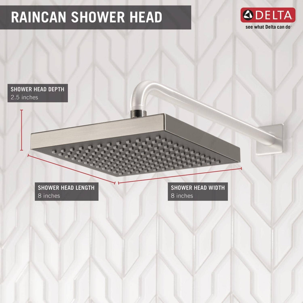Chrome Single-Setting Shower Head U397
