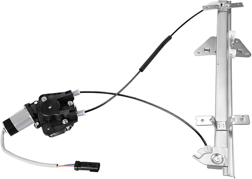 Power Window Regulator with Motor Compatible with 1998-2003 Dodge Durango, 2000-2004 Dodge Dakota Crew Cab Pickup, Front Passenger Side, Pack of 2 A6304