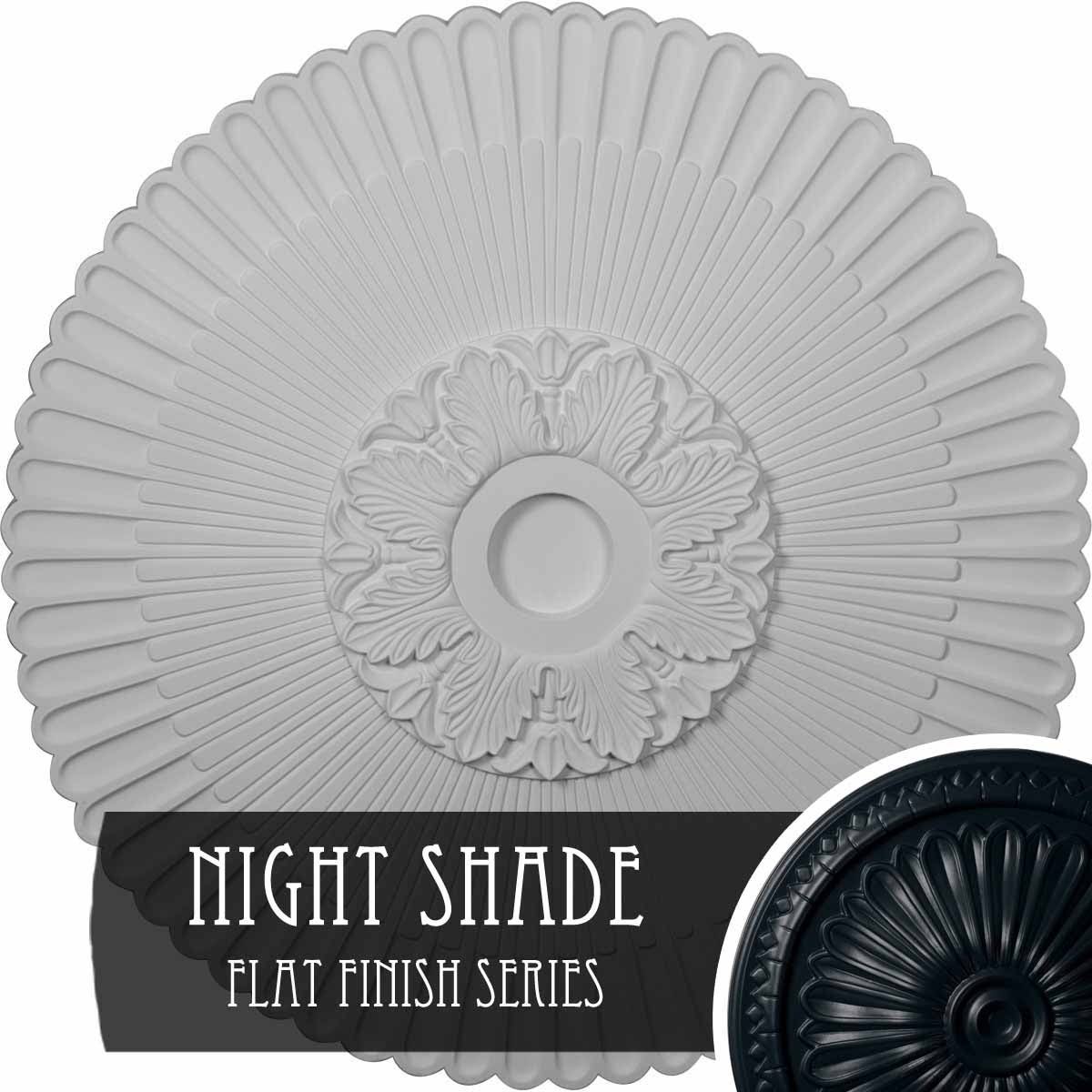 Hand-Painted Night Shade Ceiling Medallion H456109