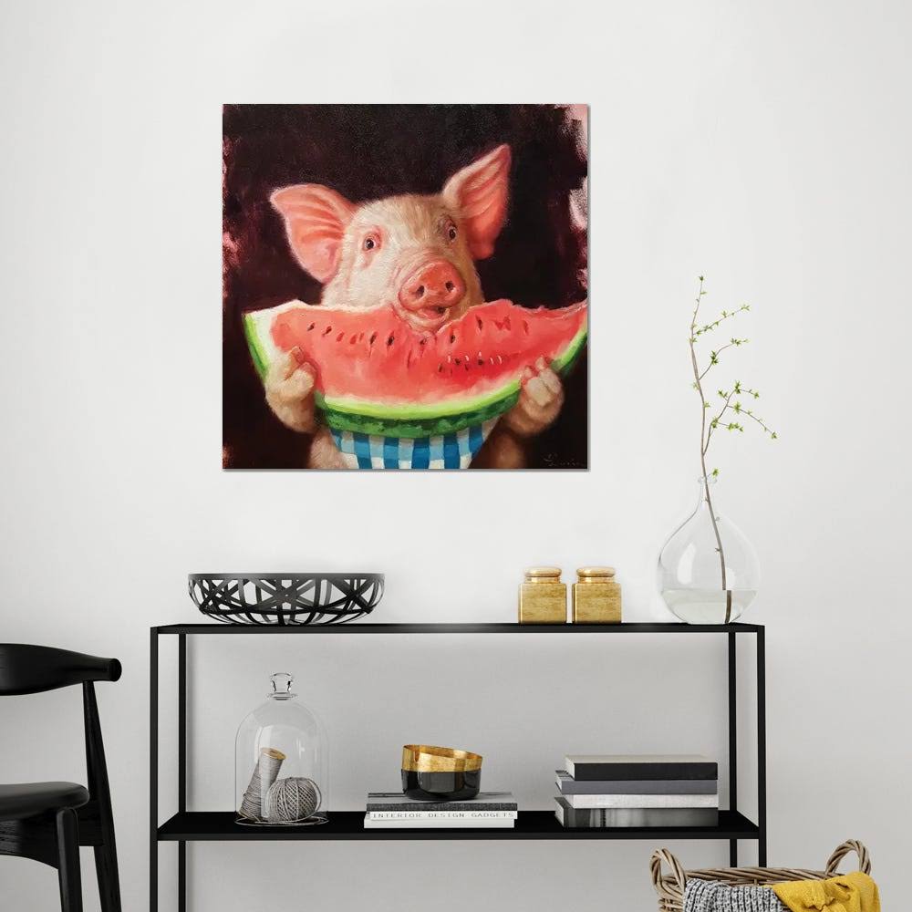 Canvas Art Picture - Pig Out U583270