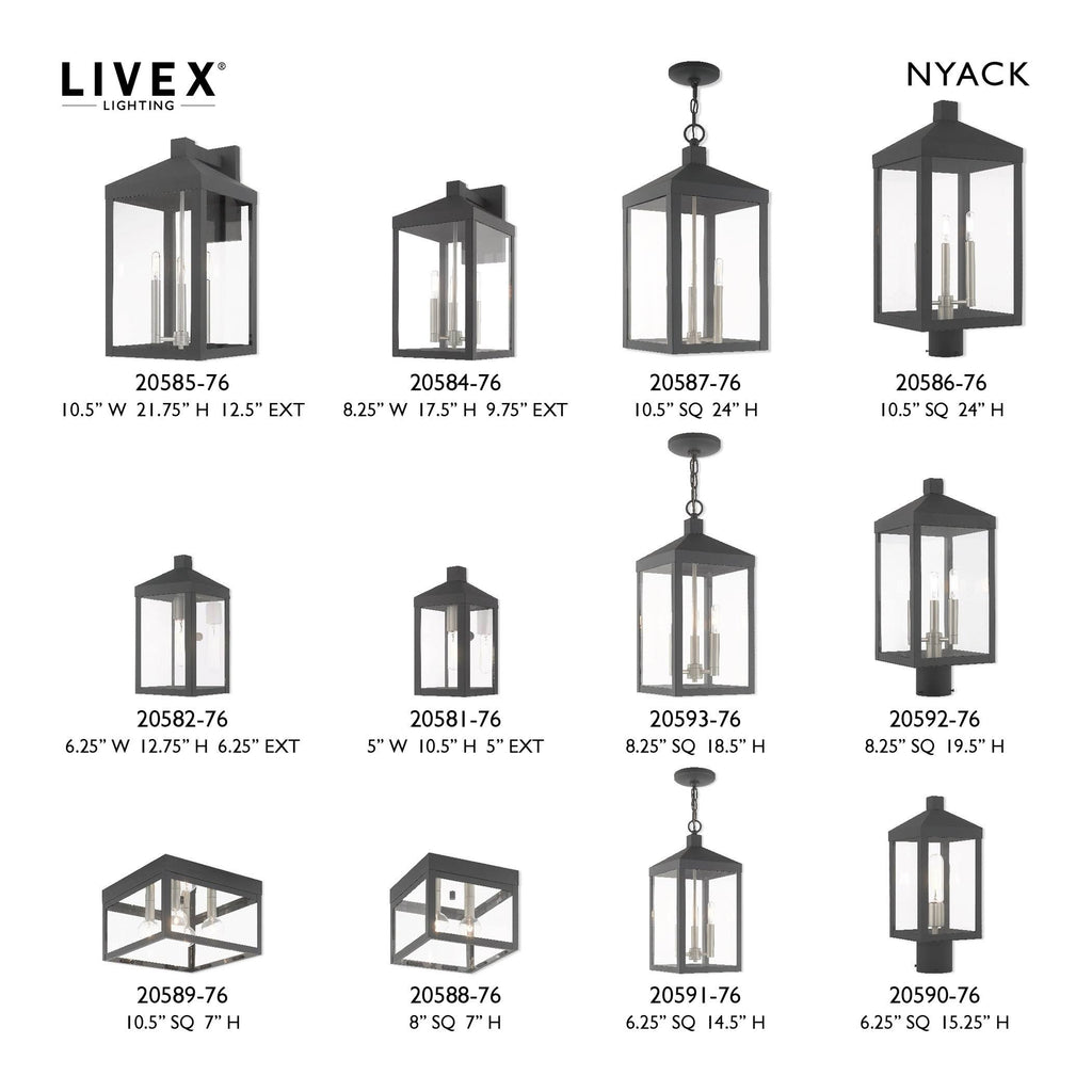 Scandinavian Gray 4 Light Outdoor Ceiling Mount S3650