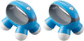 Mini Hand-Held Massager with Hand Grip, Battery Operated Vibration Massage, 4 Massage Nodes, Pack of 2 B424