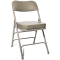 Beige Vinyl Upholstered Folding Chair (2 Pack) G641218