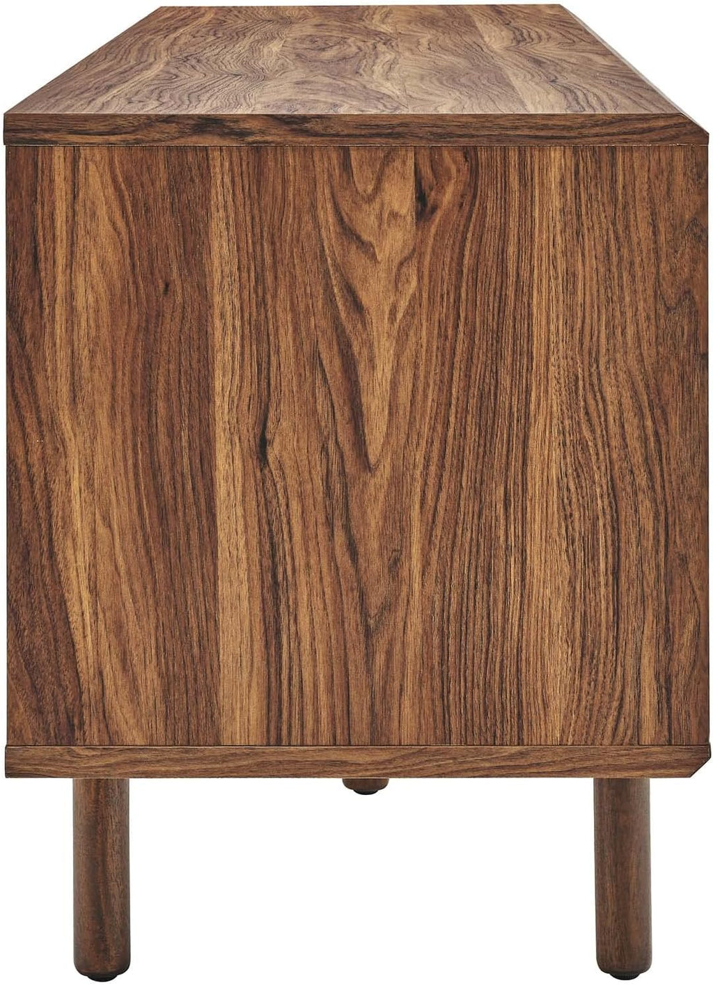 Walnut MDF Particleboard TV and Record Stand P16952