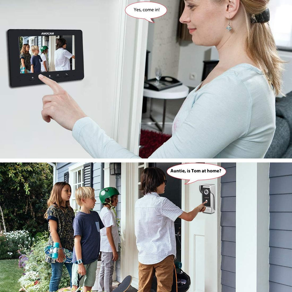7 Inches Wired Video Door Phone with IR Night Vision Camera V36080