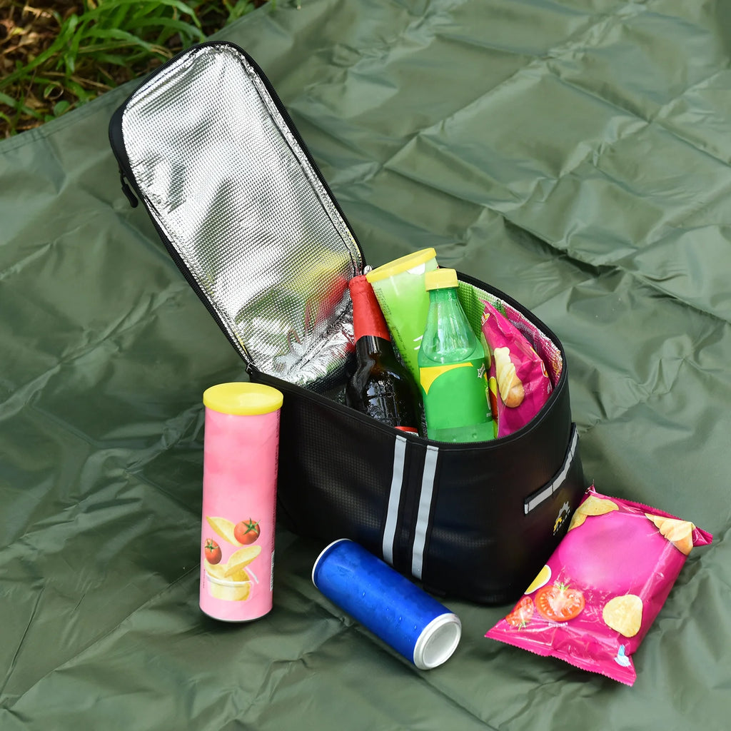 Water Resistant Bike Trunk Bag with Thermal Insulation Compartment F8845