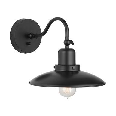 Matte Black 1-Light Sconce Y820