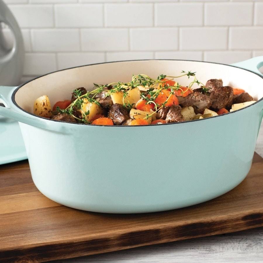 Cast Iron Covered Dutch Oven, 6.5 qt O1322
