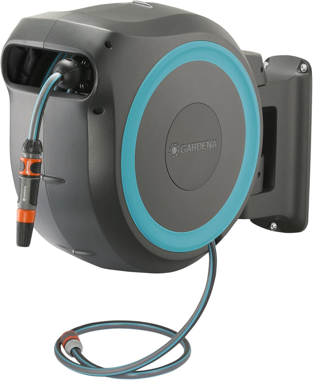 100 Foot Wall Mounted Retractable Reel with Hose Guide M26243