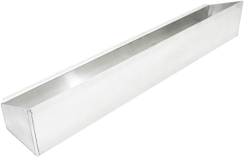 12 Quart Aluminum Oil Rack Holder Wall Hanger Shelf, Silver, Pack of 2 K310312