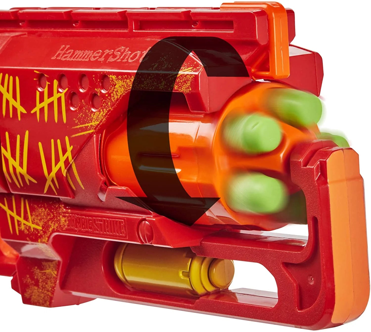 Red Color Scheme Zombie Strike Blaster T4329