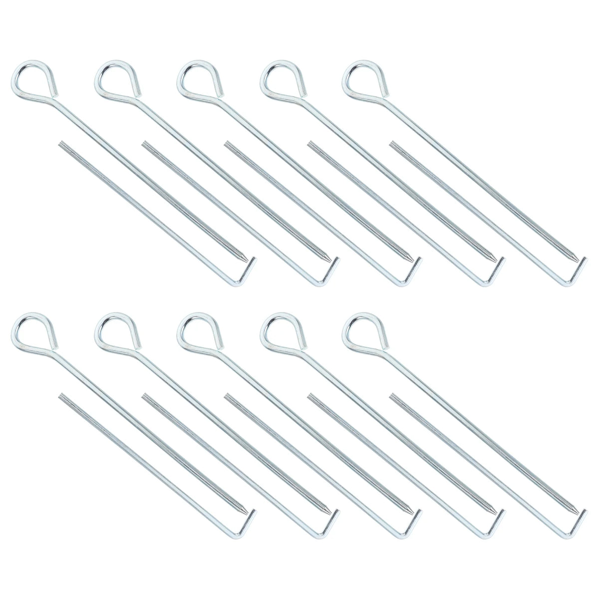 20Pcs Tent Stakes Camping Anchors W556937