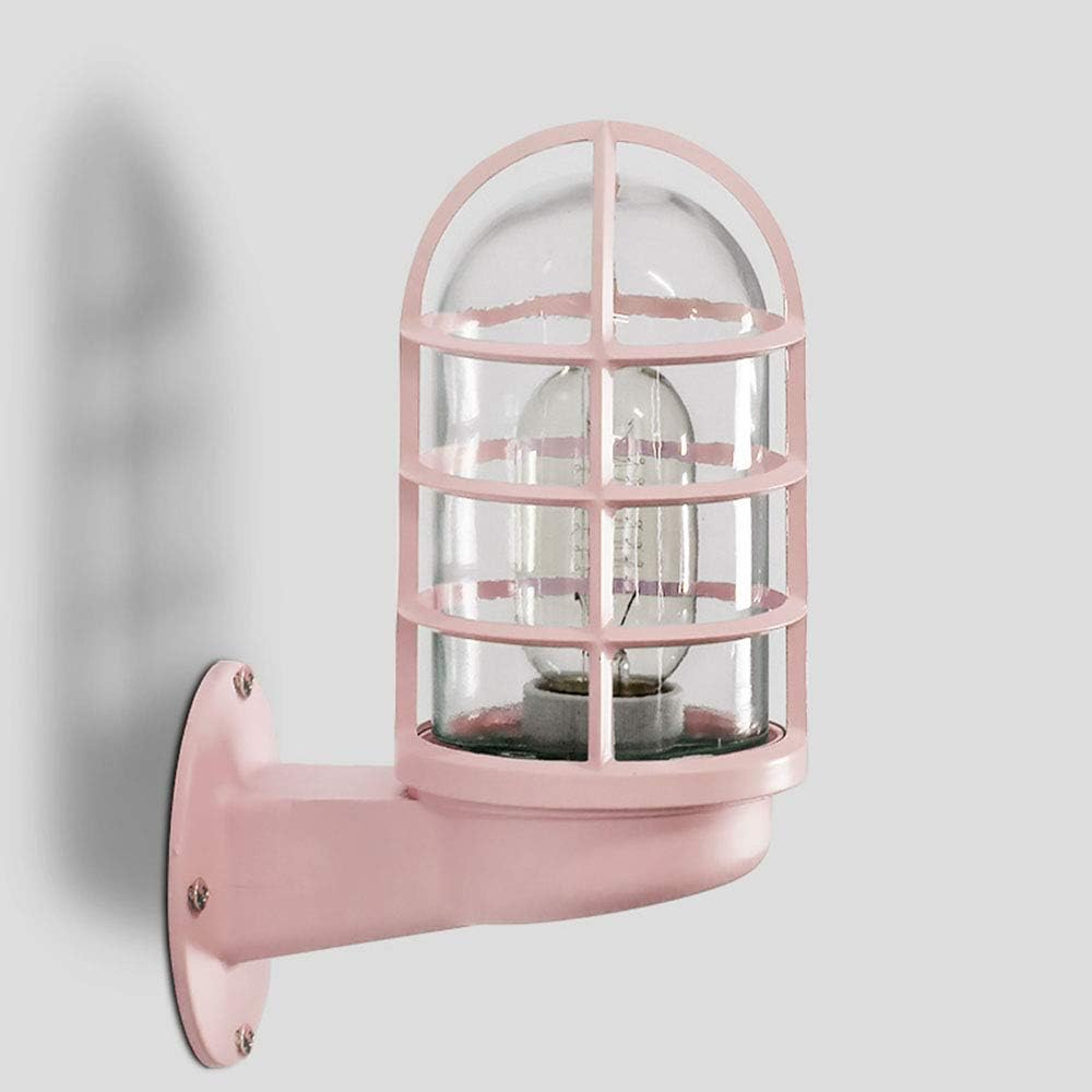 Green Finish Metal Cage Wall Sconce X2766