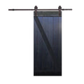 Choco Black Knotty Pine Sliding Interior Barn Door Slab T93851