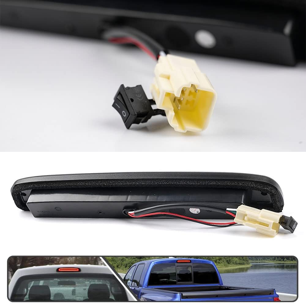 Red/white LED 3rd Brake Light with Strobe Feature W215