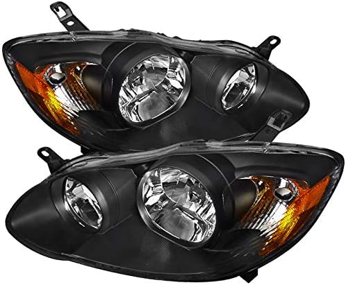 Smoke Lens Head Lights and Amber Corner Signal Lamps Pair Y755620