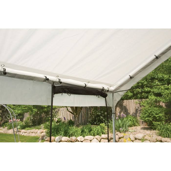 White 2-In-1 Canopy with Screen Enclosure Kit M328