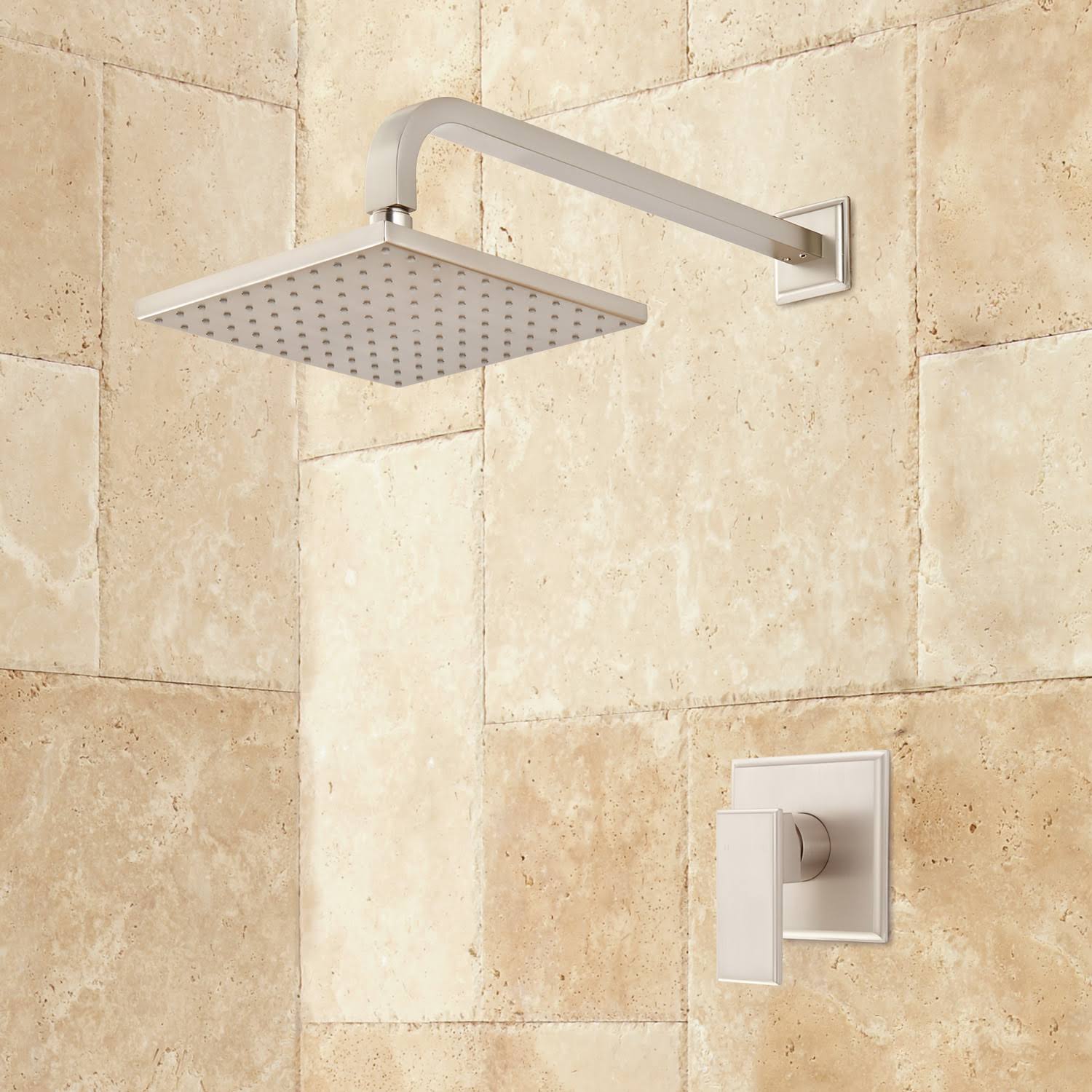 Brushed Nickel Single Handle Shower Faucet Z643