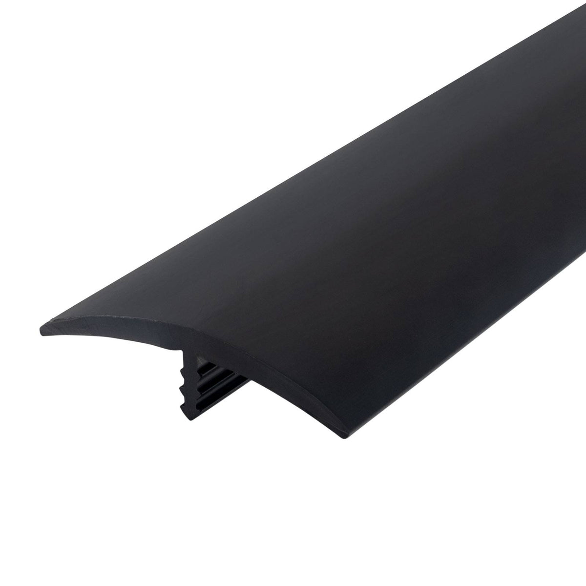 Black Flexible Polyethylene T-Molding 250 Foot Coil I920998