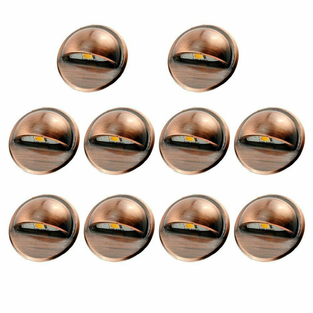 10 Pc Low Voltage LED Deck Lights Kit G690