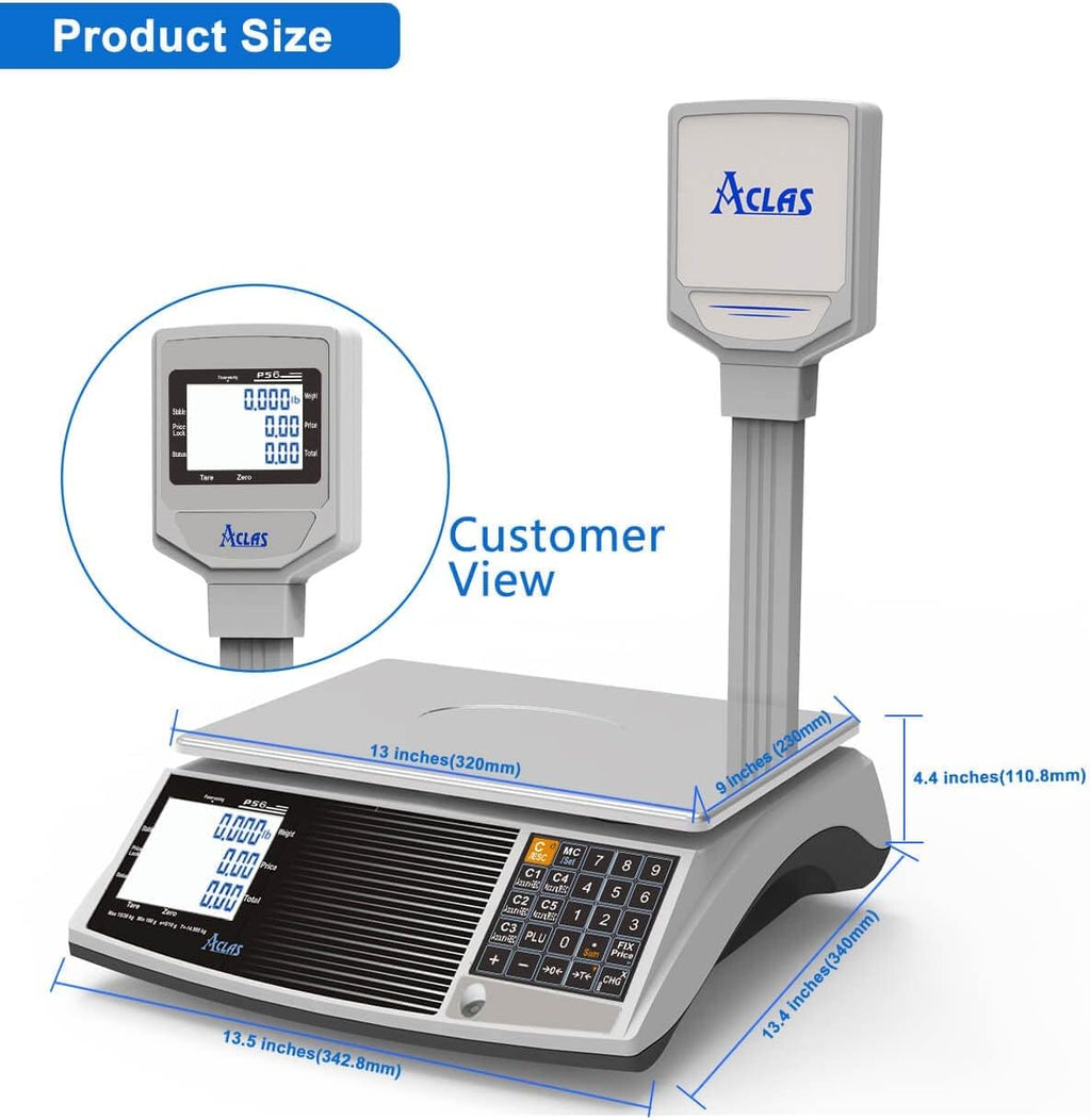 60lb Capacity Digital Price Computing Scale with Pole R69122
