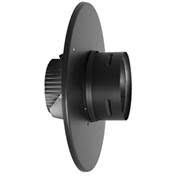 4 inch PelletVent Pro Adaptor Tee Black Z3198