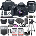 Canon EOS Rebel T6 DSLR Camera Bundle with 18-55mm Lens + 2pc 32GB Memory Cards + Accessory Kit A335332