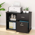 2 Drawer Mobile Lateral File Cabinet with Lock V43207