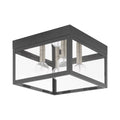 Scandinavian Gray 4 Light Outdoor Ceiling Mount S3650
