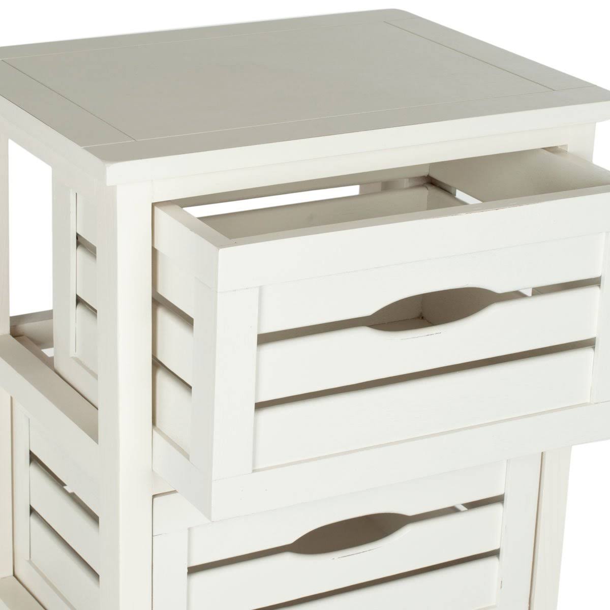 Red 5 Drawer Cabinet J20668