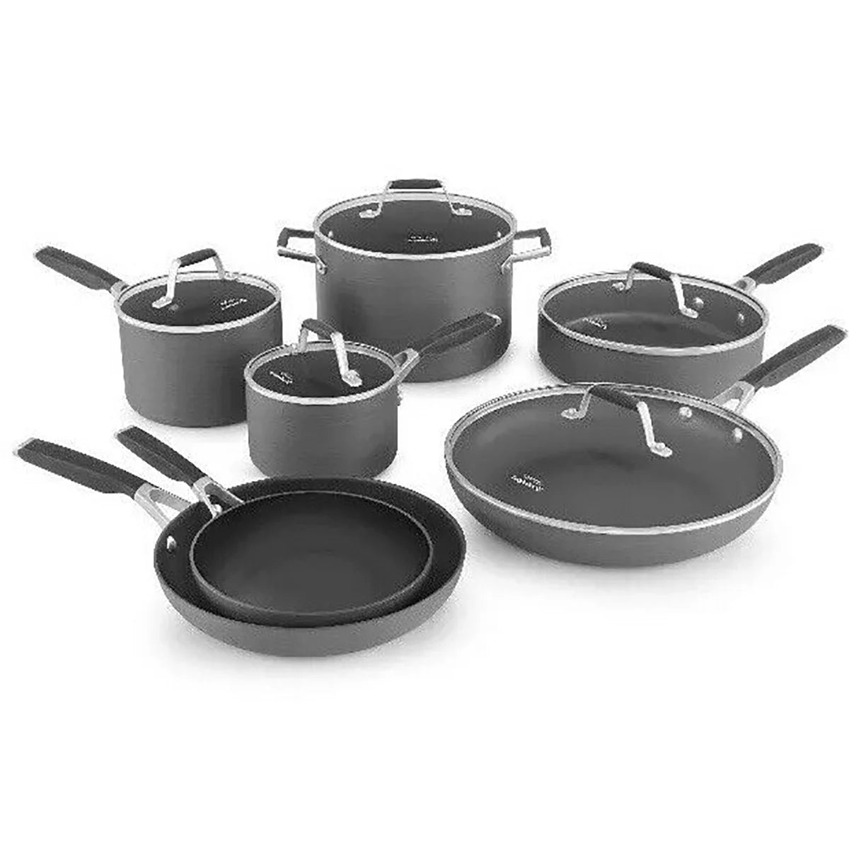 12 Piece Hard-Anodized Non-Stick Cookware Set V52191