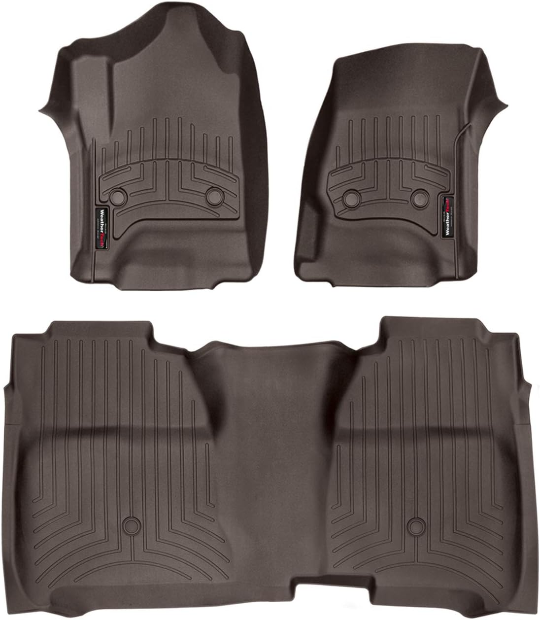 Custom Fit FloorLiner for Silverado/Sierra Crew Cab - 1st & 2nd Row (Grey) O21323