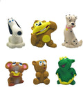 6 Extra Small Natural Rubber Squeaky Toys R6095