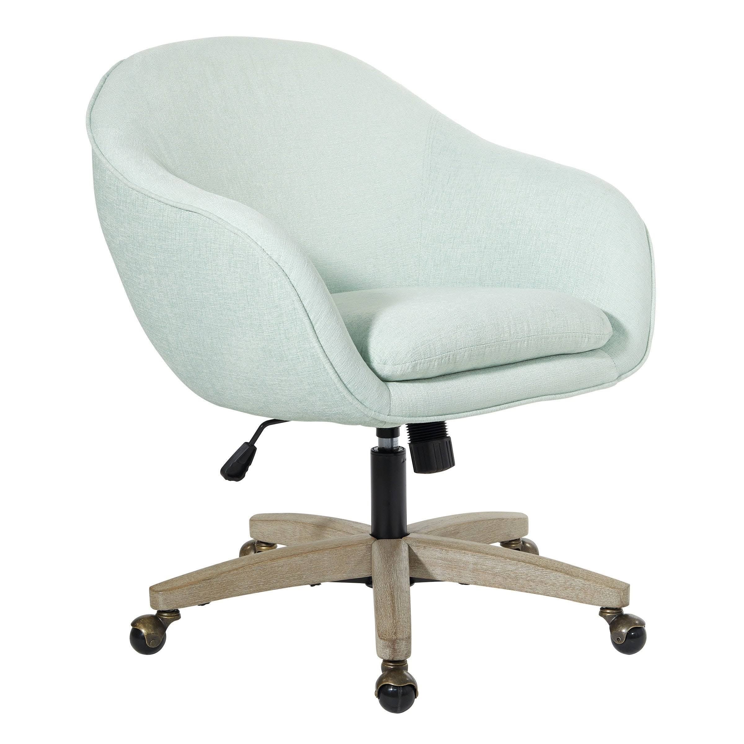Mint Green Plush Office Chair Q724