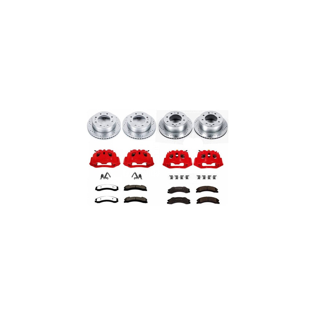 Front & Rear Z36 Truck and Tow Brake Kit with Calipers N3777