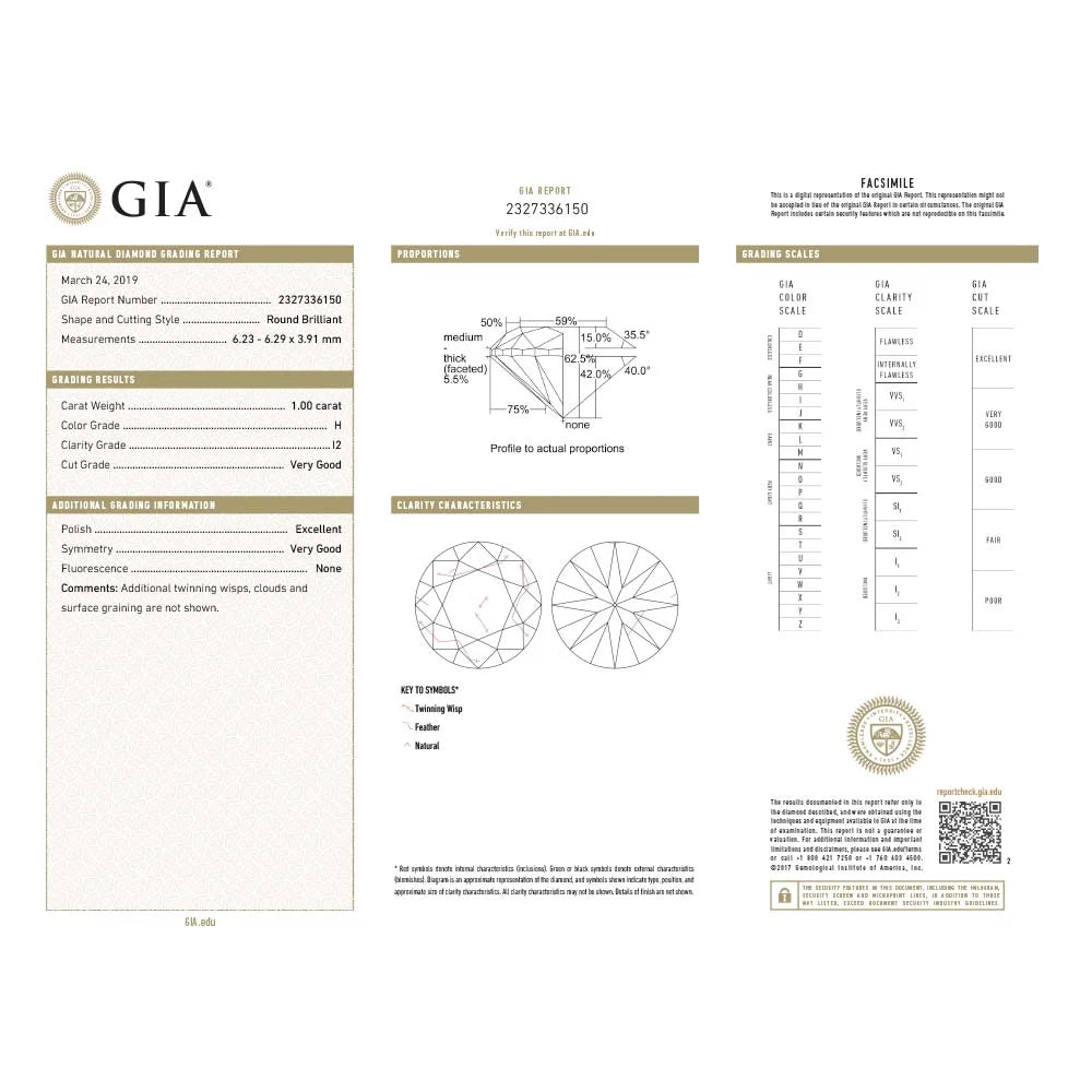 1.48 CT GIA Certified Round Brilliant Diamond Halo Engagement Ring 14K Gold S862