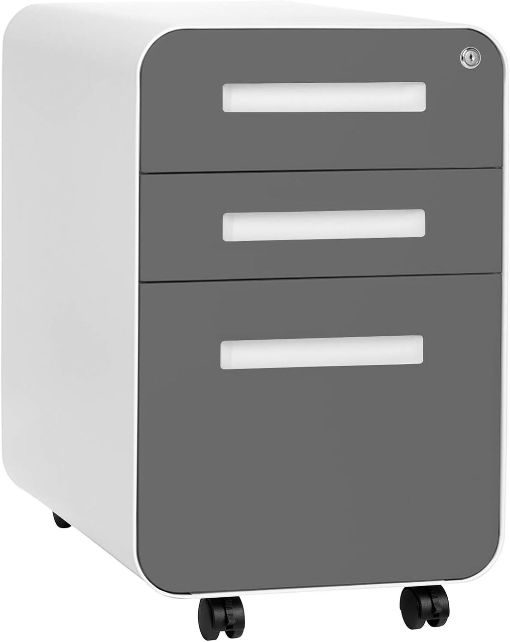 White 3-Drawer File Cabinet J229