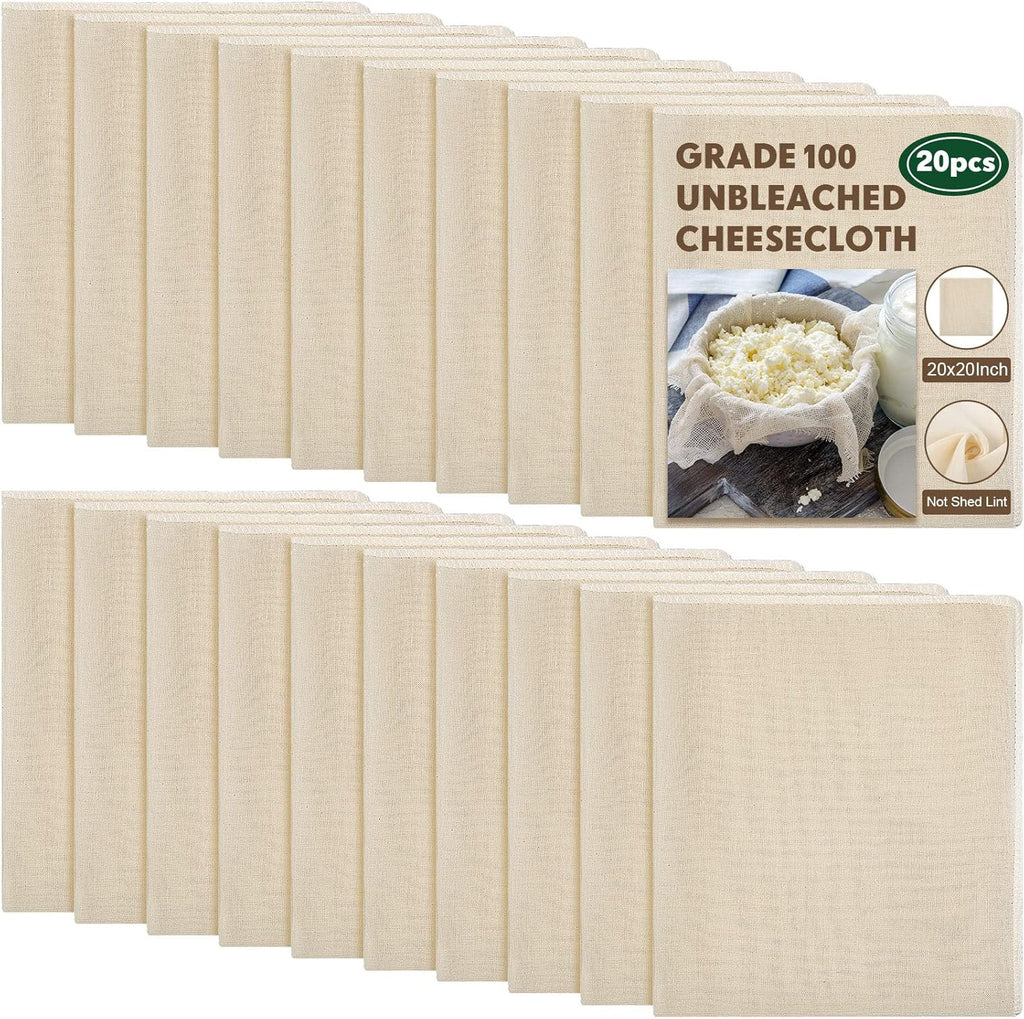 20 x 20 Inch Unbleached Cotton Cheese Cloth X775
