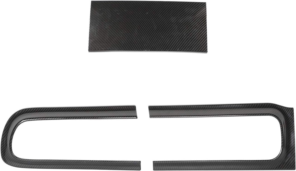 Carbon Fiber Grain Taillight Cover Trim Accessories Pack of 2 X576